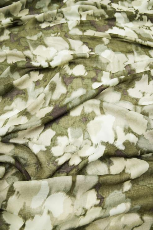 אבזר il Desigual נשים camo מלבני foulard 428JD1438