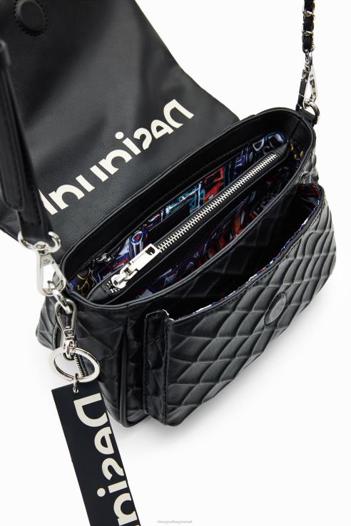 אבזר il Desigual נשים תיק crossbody מובלט בגודל בינוני 428JD1215