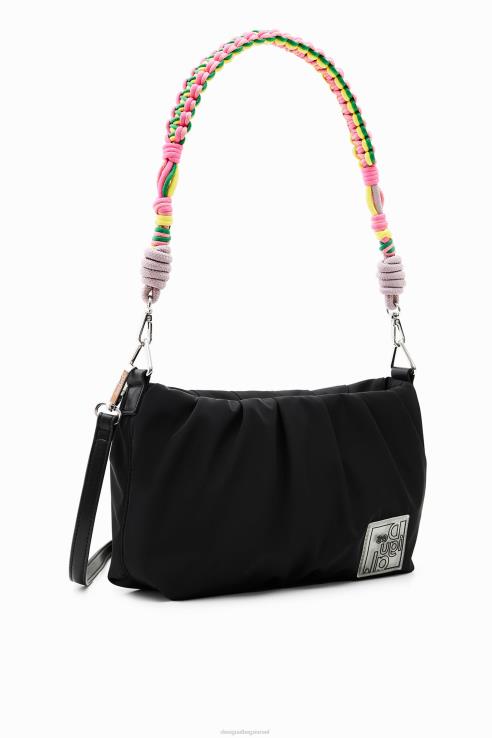 אבזר il Desigual נשים תיק crossbody בגודל בינוני עם רצועת טרקים 428JD539 - לחץ על התמונה לסגירה