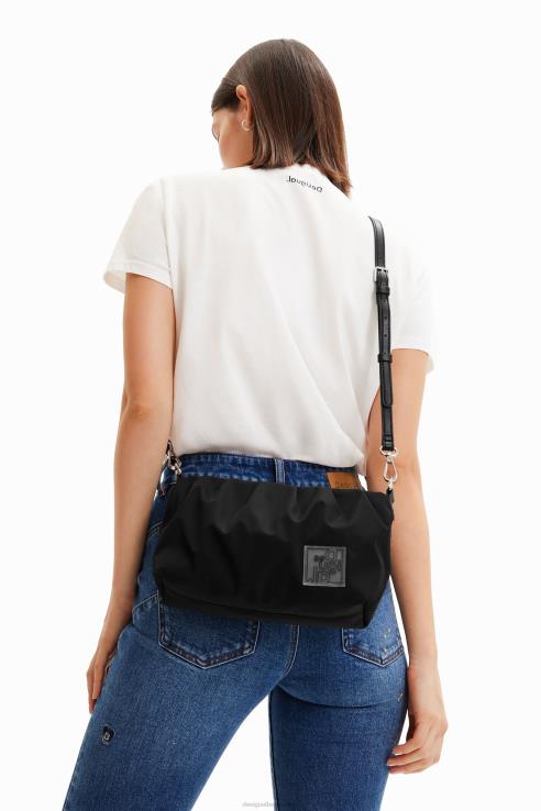 אבזר il Desigual נשים תיק crossbody בגודל בינוני עם רצועת טרקים 428JD539