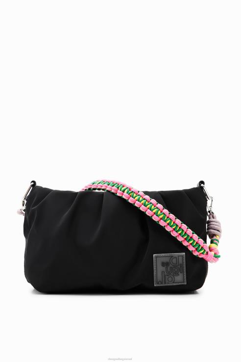 אבזר il Desigual נשים תיק crossbody בגודל בינוני עם רצועת טרקים 428JD539