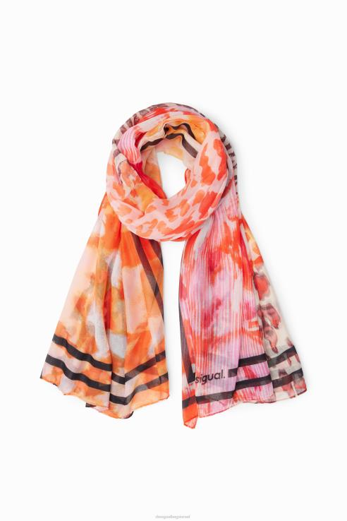 אבזר il Desigual נשים טלאים מלבני foulard 428JD1462 - לחץ על התמונה לסגירה